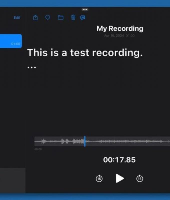 Apple sta aggiungendo la trascrizione AI ai memo vocali