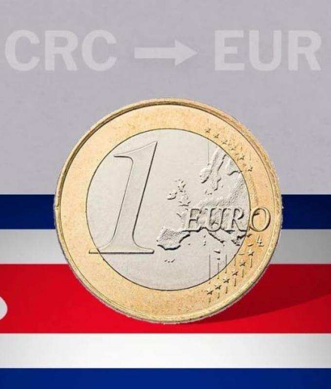 Euro: prezzo di chiusura oggi, 13 maggio in Costa Rica