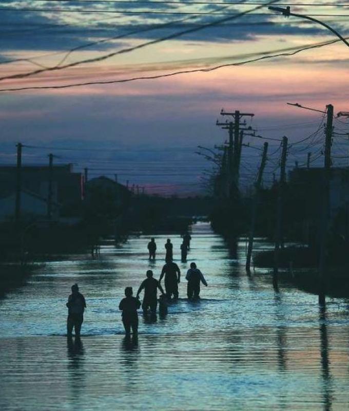 Nelle immagini: le inondazioni che hanno devastato il sud del Brasile