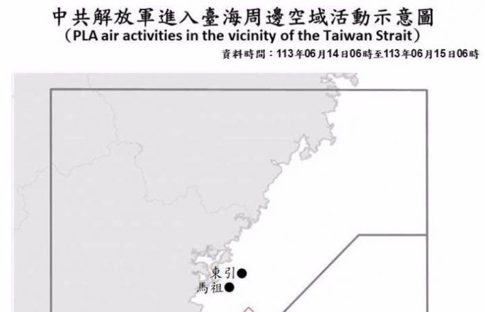 Taiwan rileva dodici caccia e otto navi dell’esercito cinese nelle sue vicinanze