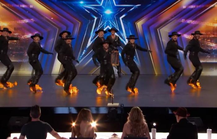 Un gruppo argentino ha ballato il malambo del fuoco facendo piangere la giuria di Americas Got Talent
