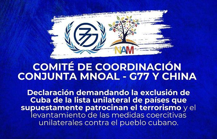 Le organizzazioni internazionali solidarizzano con Cuba