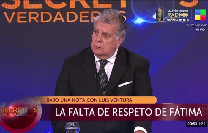 Fátima Florez ha cancellato un’intervista a Luis Venuta ed è esploso in diretta: “Ha sospeso tutto”