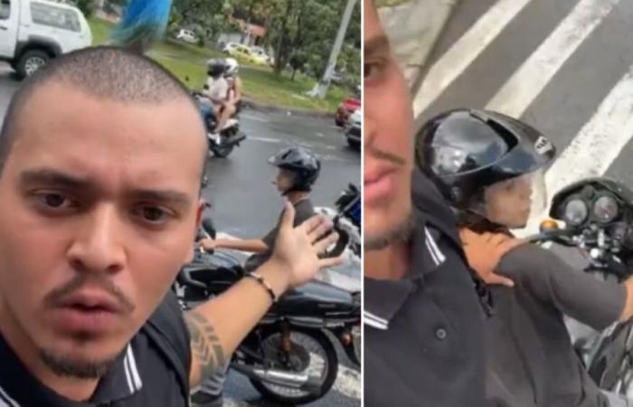 (Video) Un uomo ha investito i motociclisti che si erano fermati sulla zebra pedonale a Medellín: “Permesso, ragazzi”