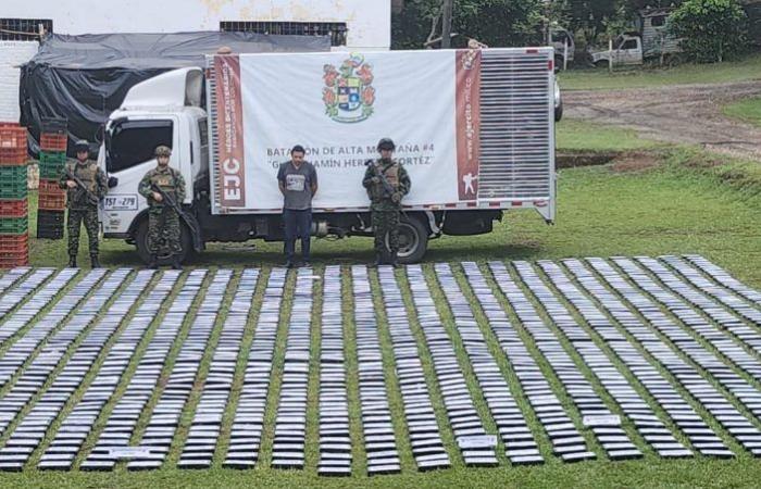 Sequestrano 1,15 tonnellate di cocaina nel dipartimento di Cauca
