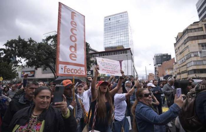Fecode annuncia la ‘grande presa di Bogotà’: questi i quattro punti di concentrazione