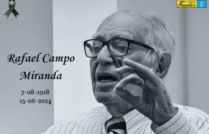 È morto Rafael Campo Miranda, compositore di “Pájaro Amarillo”.