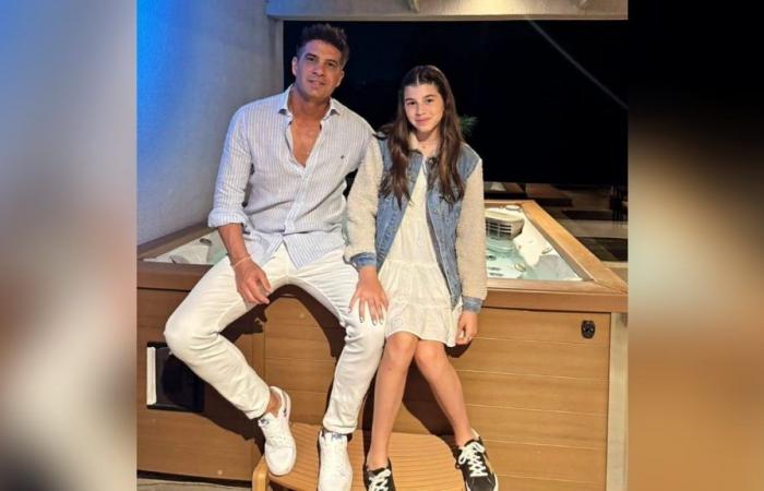 La figlia di Mario Velasco e Carolina Mestrovic è andata a trovare il padre per le vacanze dopo quasi 5 mesi