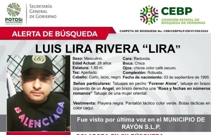 Modulo di ricerca rilasciato per il membro della Guardia Civile della SLP – La Jornada San Luis