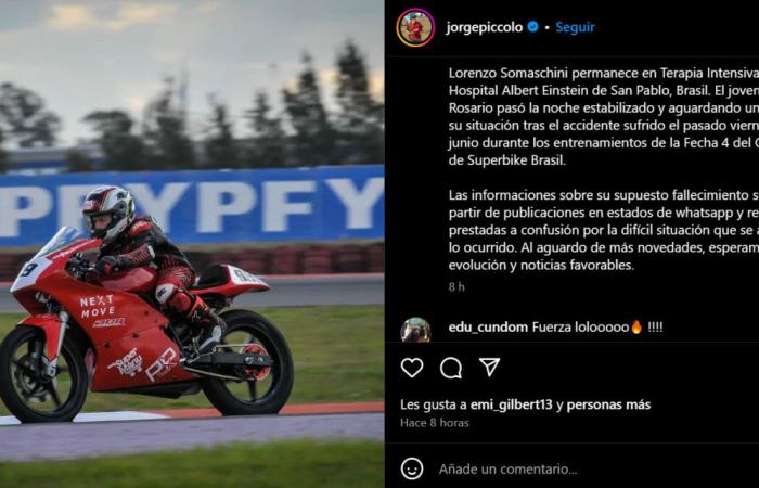 Un pilota motociclistico argentino di 9 anni lotta per la sua vita dopo aver subito un incidente in Brasile