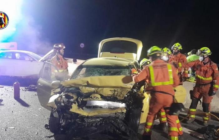 Incidente a Beneixida |. Il conducente di un’auto muore in un incidente sulla AP-7