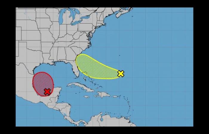 NHC monitora due aree nel Golfo del Messico e ad est della Florida – Telemundo Miami (51)