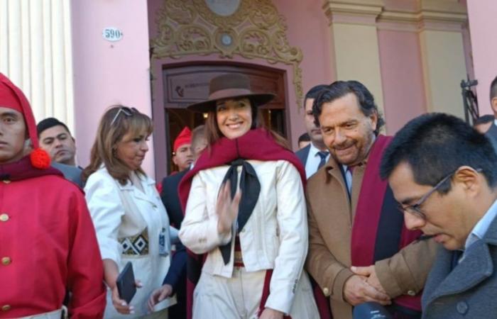 VIDEO Vestita da gaucha, la vicepresidente Victoria Villarruel ha reso omaggio al generale Güemes