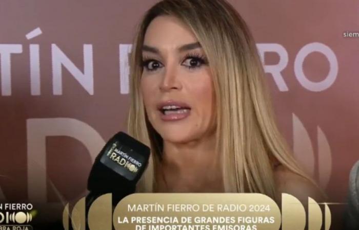 Fátima Florez è intervenuta ai Martín Fierro Radio Awards e ha fatto riferimento allo scandalo con Luis Ventura