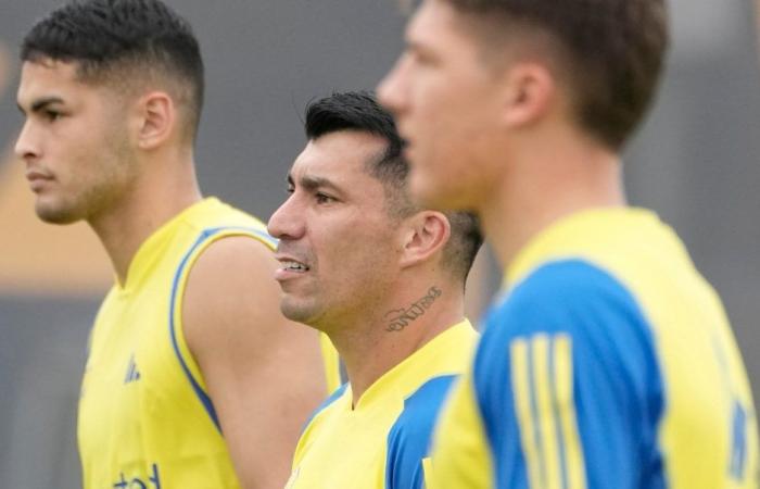 Con Medel a cinque: gli indizi che Martínez ha dato nelle due squadre che ha fermato negli allenamenti del Boca :: Olé