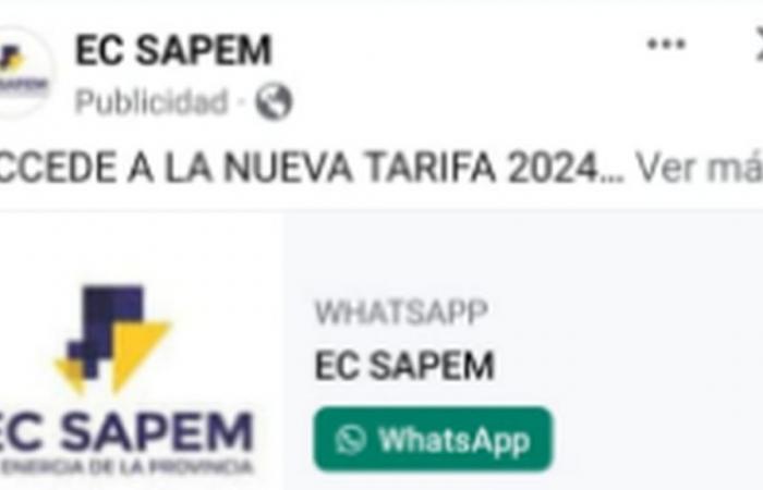 EC SAPEM ha riferito che il suo account Facebook è stato violato