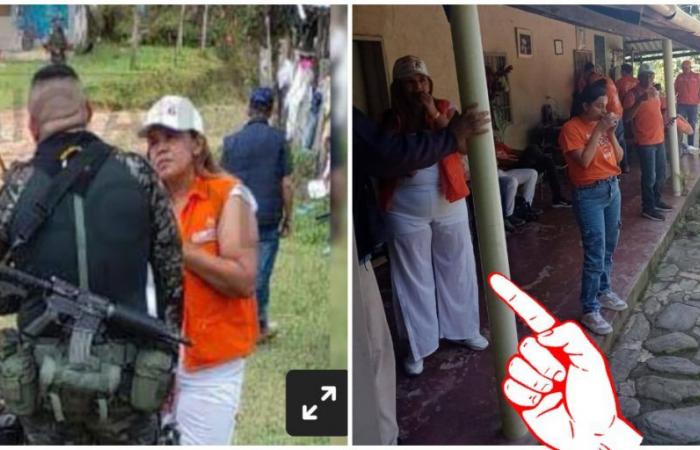 Rosa Villalba dice che “Citizen Force non c’entra niente”, ma le foto la smentiscono