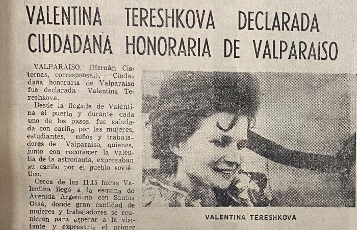 Quando la prima donna nello spazio visitò Valparaíso