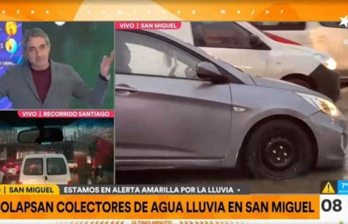 Repenning corregge la nota in diretta durante la trasmissione e si arrabbia per essere stato coinvolto in un’emergenza stradale – Publimetro Chile