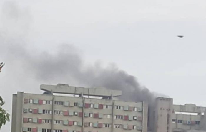 Incendio controllato nell’edificio Girón, Vedado › Cuba › Granma