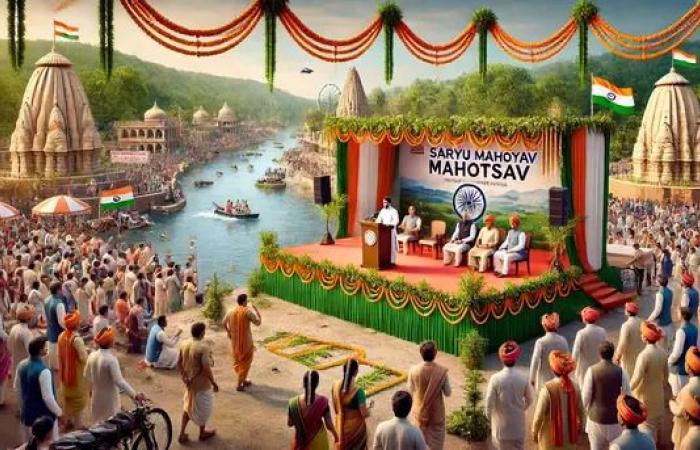 Il ministro del turismo Jaiveer Singh inaugura Saryu Mahotsav ad Ayodhya e chiede un’urgente conservazione ambientale