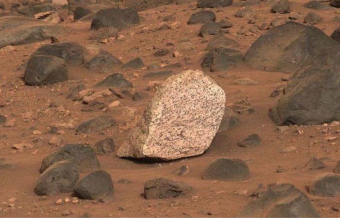 Il mistero dietro la roccia bianca che la NASA ha scoperto su Marte: perché è di quel colore se il resto è nero?