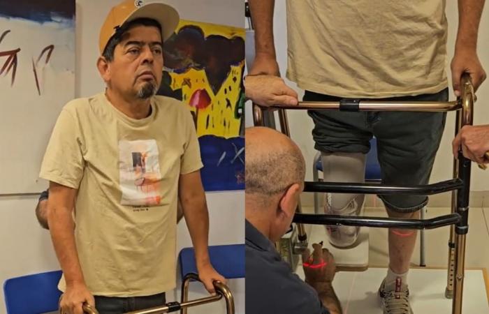 Mauricio Medina spiega come è stato il difficile processo di riabilitazione dopo l’amputazione di metà gamba