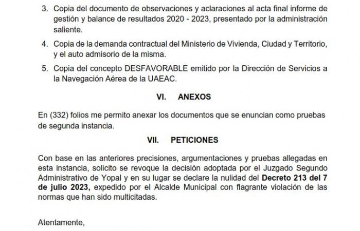Il consigliere Leonardo Infante ha presentato ricorso contro la sentenza sulla legalità del Piano Parziale Alameda Martha Mojica a Yopal