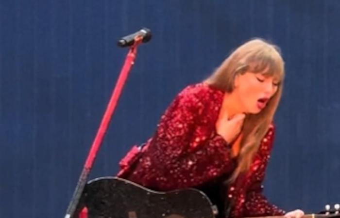 Taylor Swift è stata vittima di un insetto che le ha giocato brutti scherzi durante uno spettacolo dal vivo