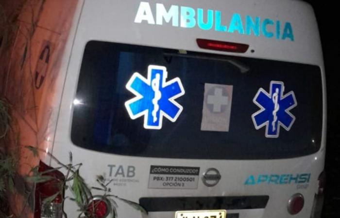 Due persone ferite in un incidente in ambulanza