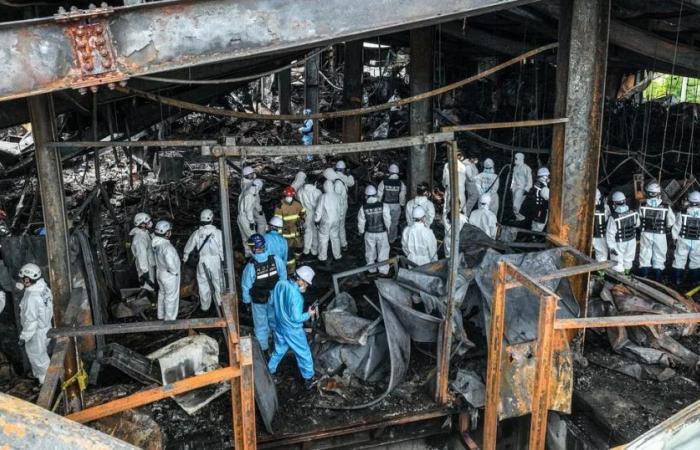 Sale a 23 il bilancio delle vittime del grave incendio scoppiato in una fabbrica di batterie sudcoreana