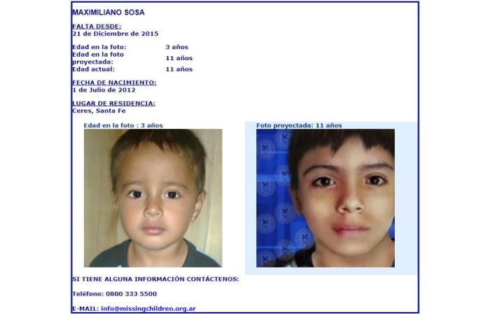 i quattro minorenni scomparsi nella provincia di Santa Fe