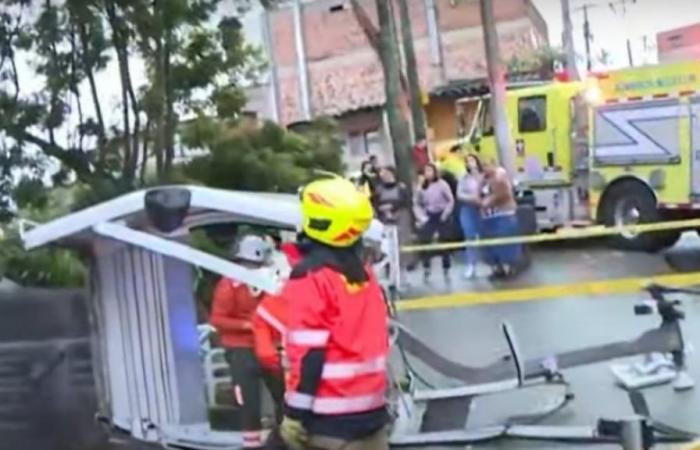 Una persona è morta dopo il crollo di una cabina della Metrocable a Medellín che ha provocato diversi feriti