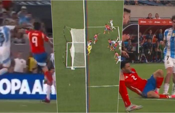 Il controverso arbitraggio di Matonte nella partita tra Cile e Argentina