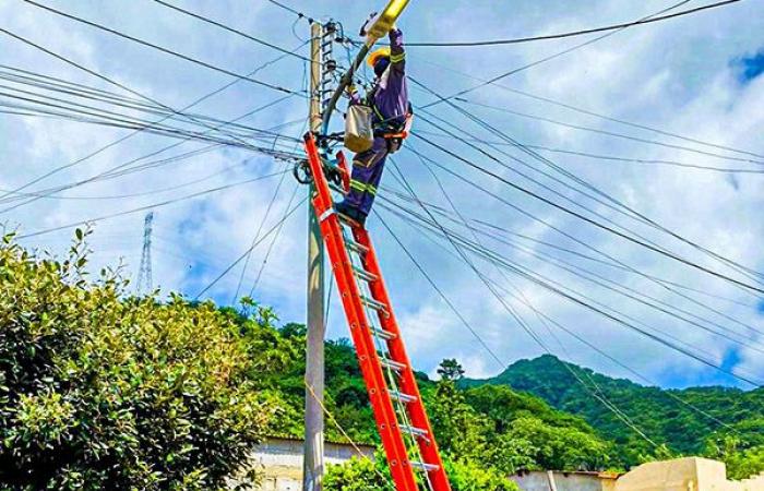 Manutenzione dell’illuminazione pubblica nelle zone rurali di Santa Marta