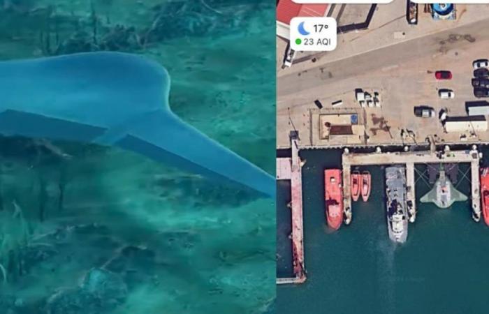 Hanno trovato il super drone sottomarino della Marina americana su Google Maps.