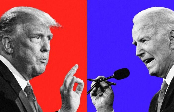 Le teorie del complotto sul dibattito presidenziale tra Trump e Biden inondano Internet