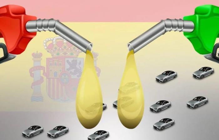 Il prezzo della benzina a Madrid, Barcellona e in altre città della Spagna il 27 giugno