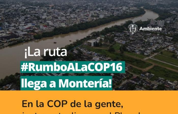 Il tour #RumboALaCOP16 arriva a Montería