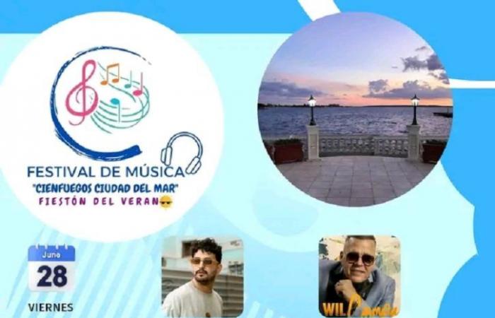 Festival musicale Cienfuegos Ciudad del Mar con famosi artisti nazionali – Radio Rebelde