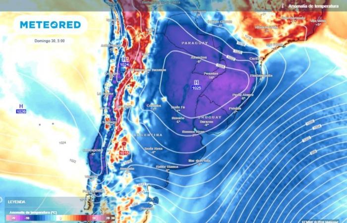 Giugno si chiude con freddo polare e possibilità di neve nella provincia di Buenos Aires