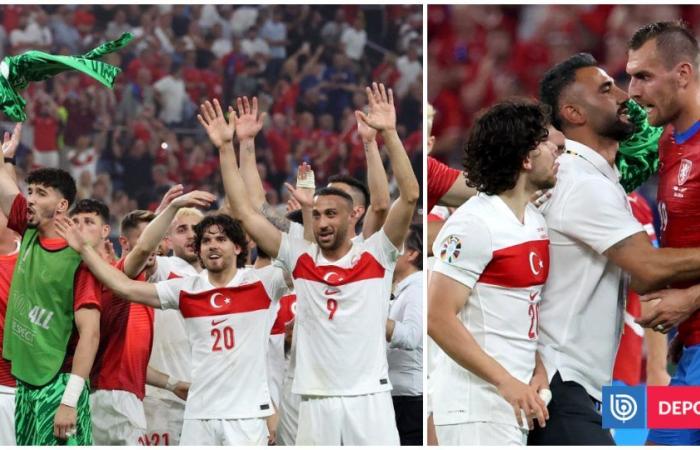 Si è conclusa con rissa ed espulsione: la Turchia è arrivata all’ottavo turno degli Europei battendo atrocemente la Repubblica Ceca | Calcio