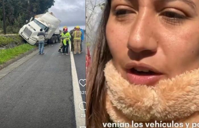 Mamma che cammina verso Santiago si è salvata dal miracolo di essere investita – Publimetro Cile