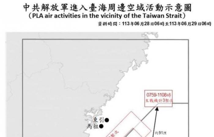 Taiwan rileva 23 caccia e cinque navi dell’esercito cinese nelle sue vicinanze