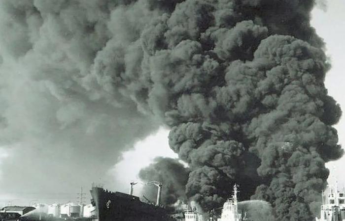 A 40 anni dall’esplosione del “Perito Moreno” al Dock Sud: una nave in fiamme e l’hub petrolchimico sul punto di esplodere
