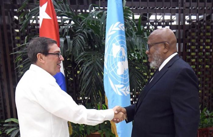 Il Ministro degli Esteri cubano incontra il Presidente dell’Assemblea Generale • Lavoratori