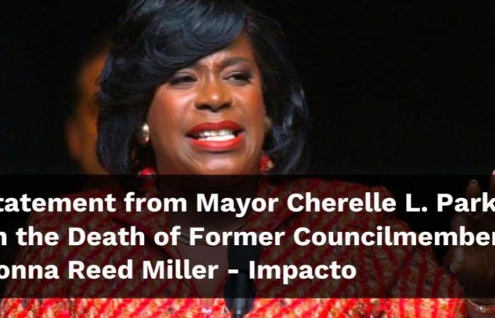 Dichiarazione del sindaco Cherelle L. Parker sulla morte