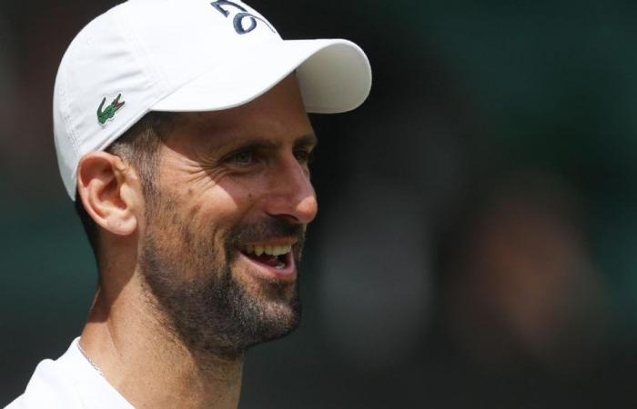 Come appariva il tabellone principale di Novak Djokovic a Wimbledon 2024