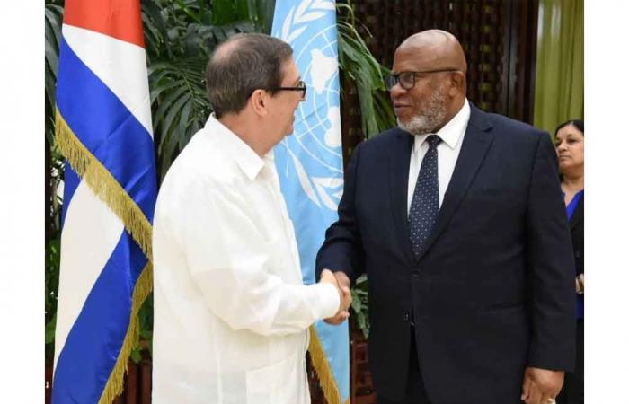 Il presidente dell’UNGA sottolinea l’impegno di Cuba per il multilateralismo (+Foto)