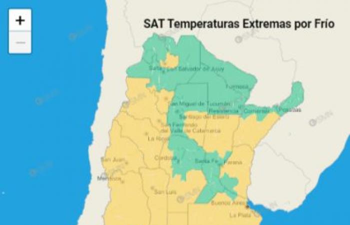 Allerta freddo estremo per Neuquén: cosa succederà in Alto Valle questo sabato